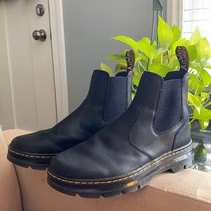 Black 2976 Leather Casual Chelsea Boots